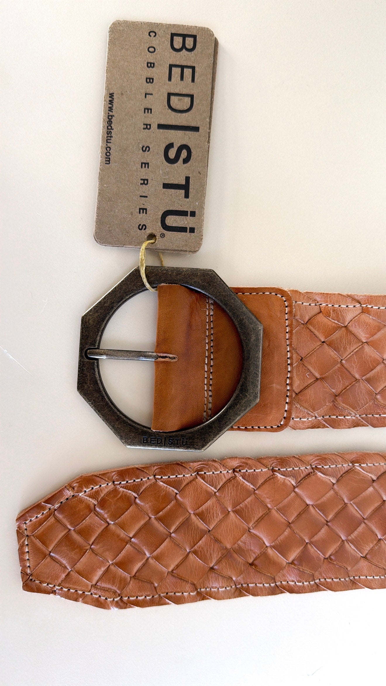 Bedstu Dreamweaver Belt, Tan Rustic
