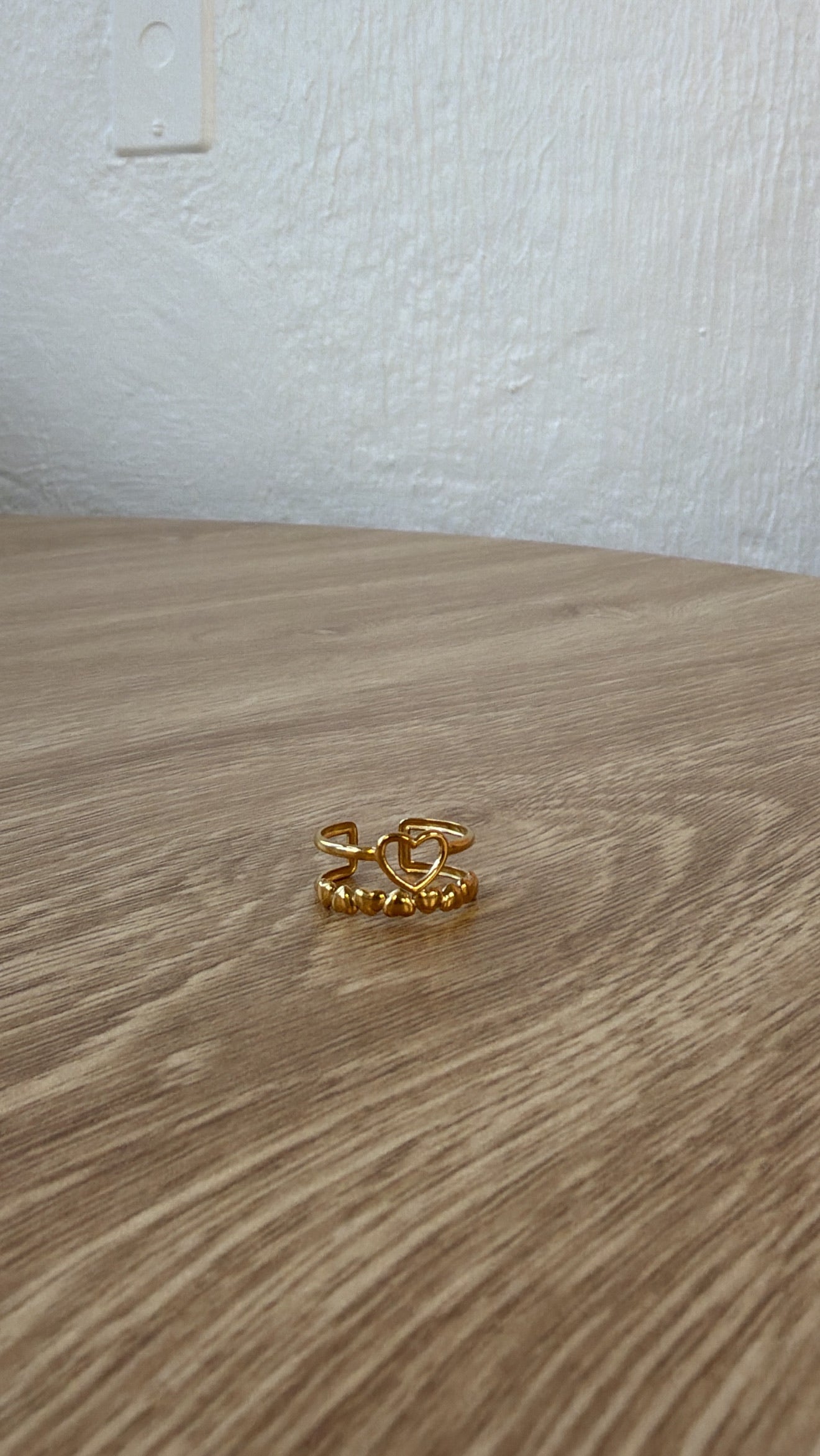 Double Heart Ring