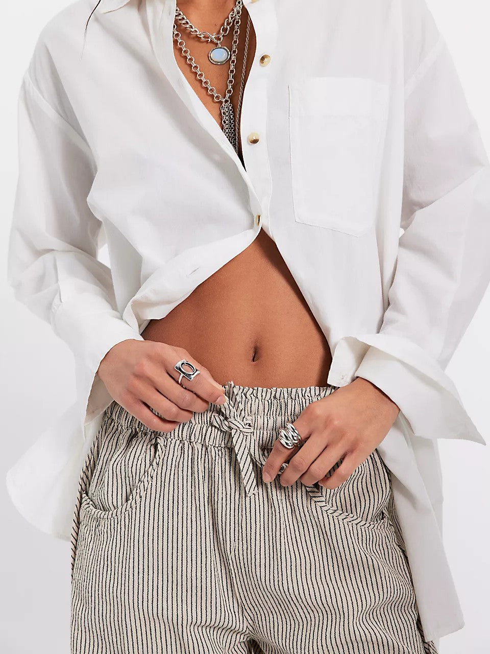 FREE PEOPLE Something Good Pull-On Barrel Pants
