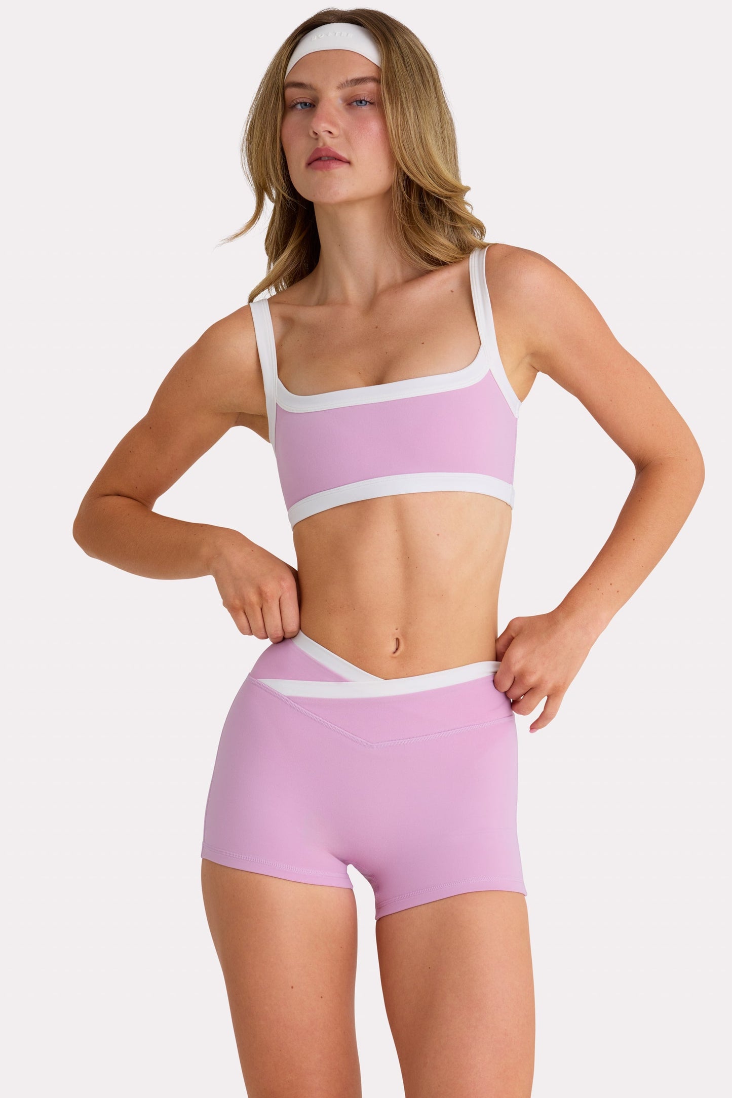 Soft Active Shorts in Sweet Pink