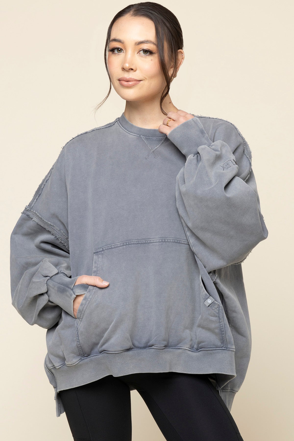 Boxy Crewneck - Vintage Grey