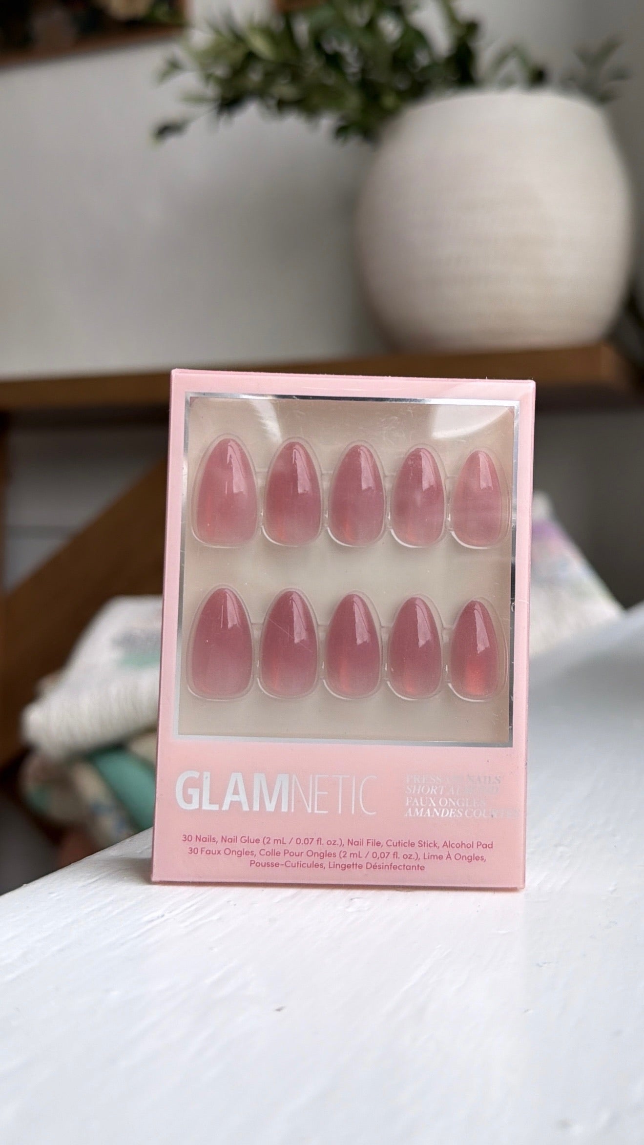 Glamnetic Press On Nails, Rose