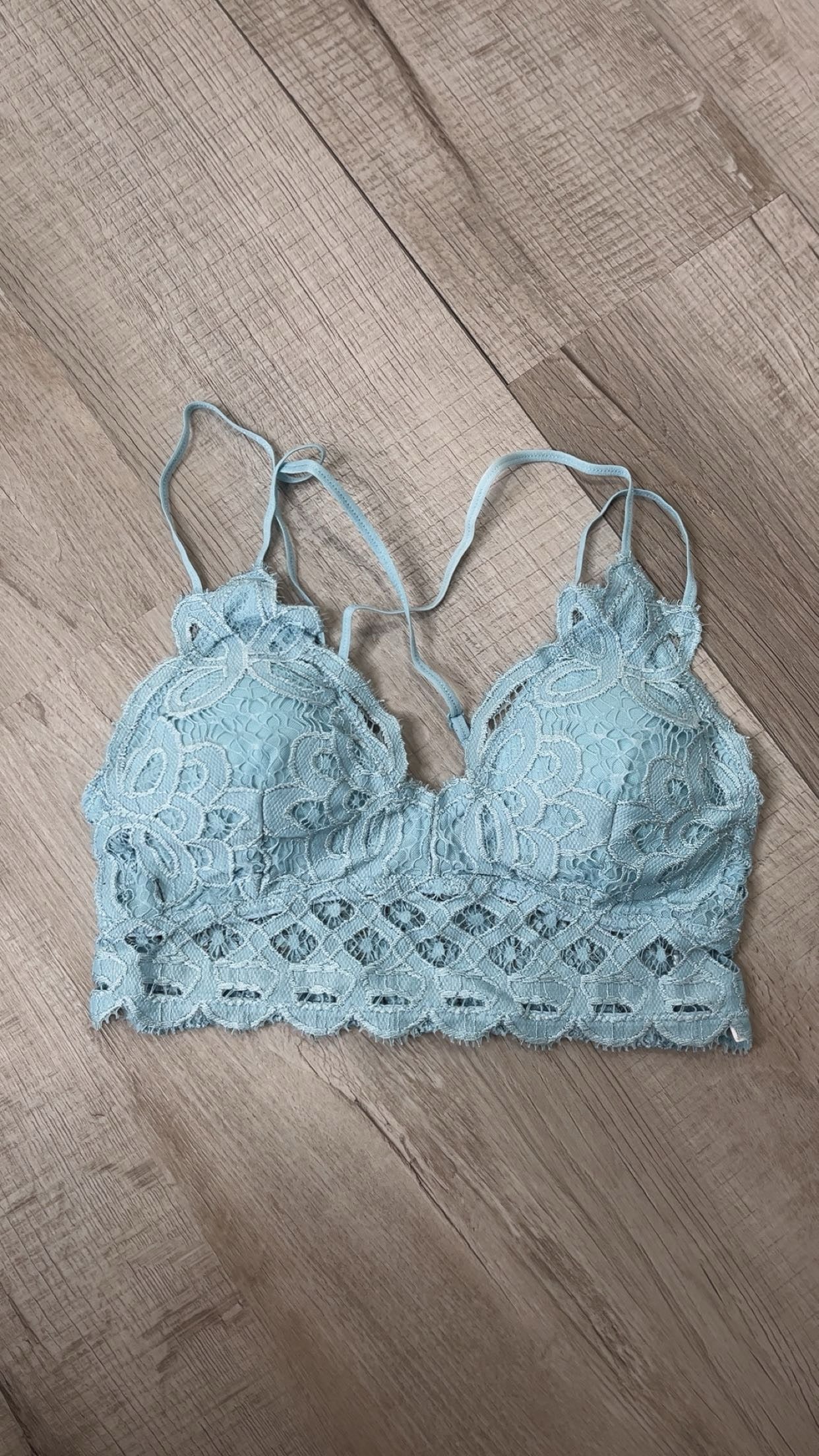 Opening Day Bralette, Light Blue