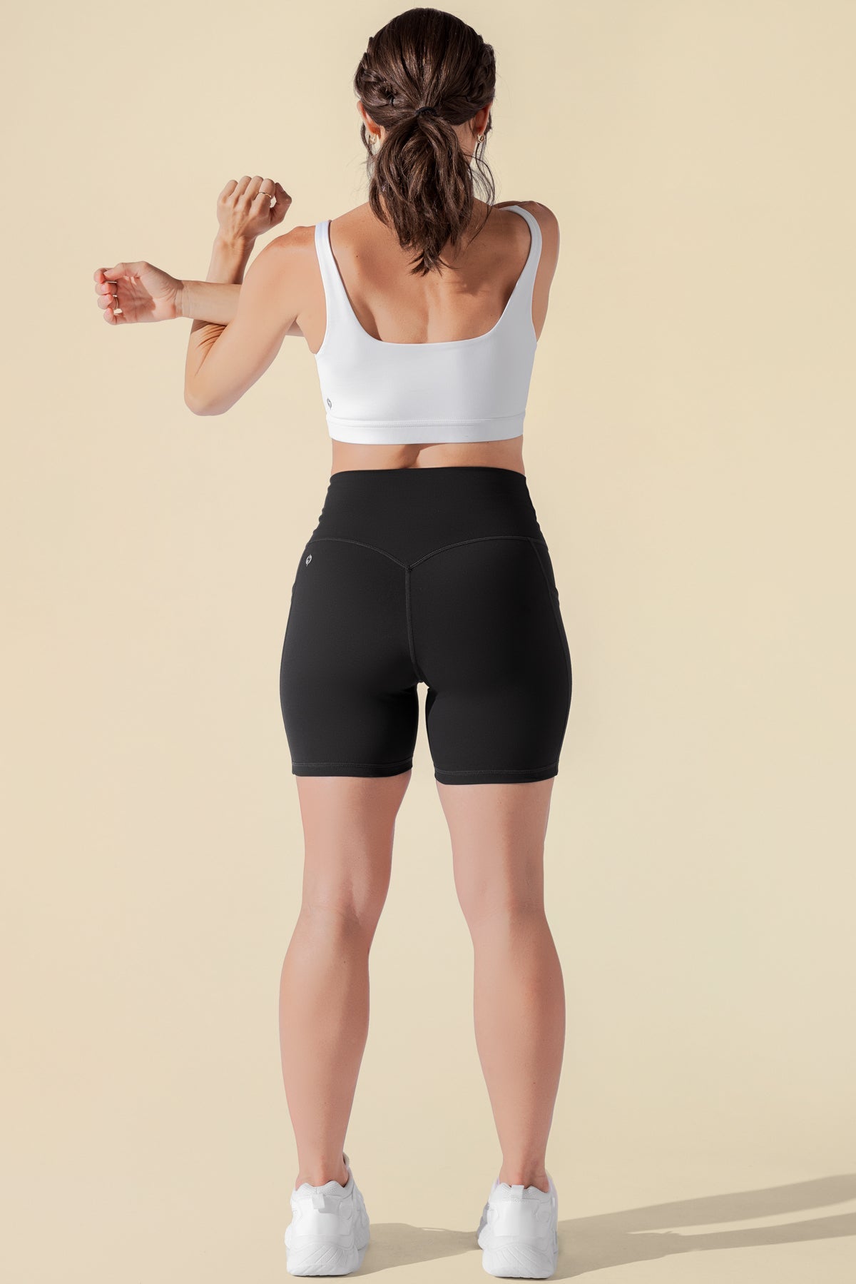 Supersculpt™ Midi Short with Pockets - Black