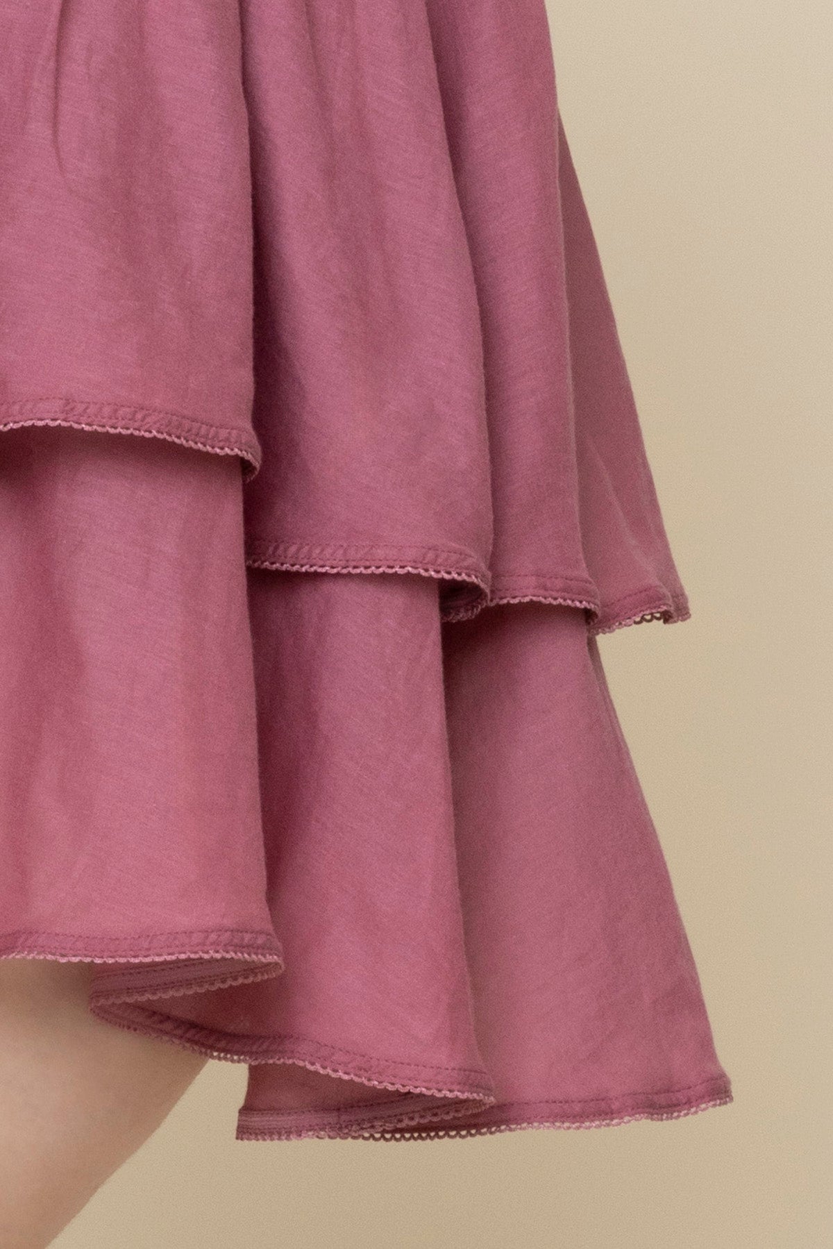 Wildest Dreams Babydoll Dress - Berry Sleepy