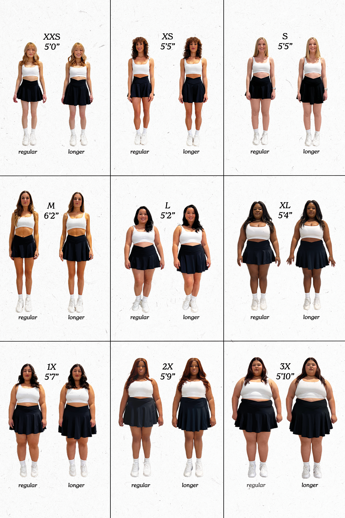 Crisscross Hourglass® Twirl Skort (Longer) - Digital Lavender