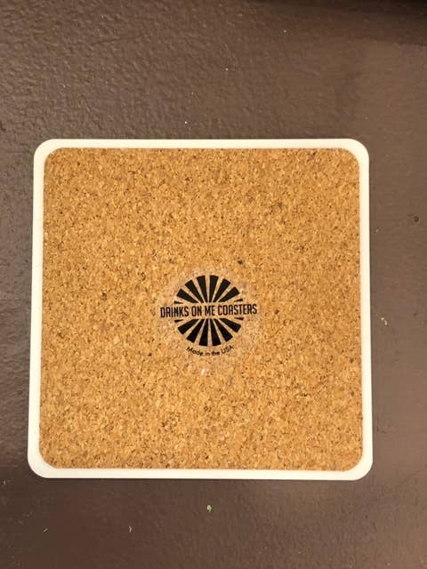 Drinks On Me Coaster: Smartass