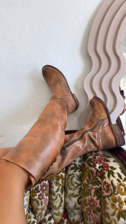 BedStu Manchester, Tan Rustic White BFS