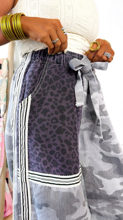 ECB Exclusive: Street Safari Joggers, Grey Camo