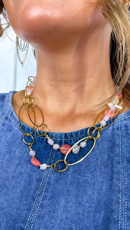 Blush Loops Necklace