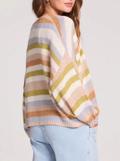 SALTWATER LUXE Aden Striped Cardigan