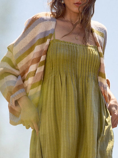 SALTWATER LUXE Aden Striped Cardigan