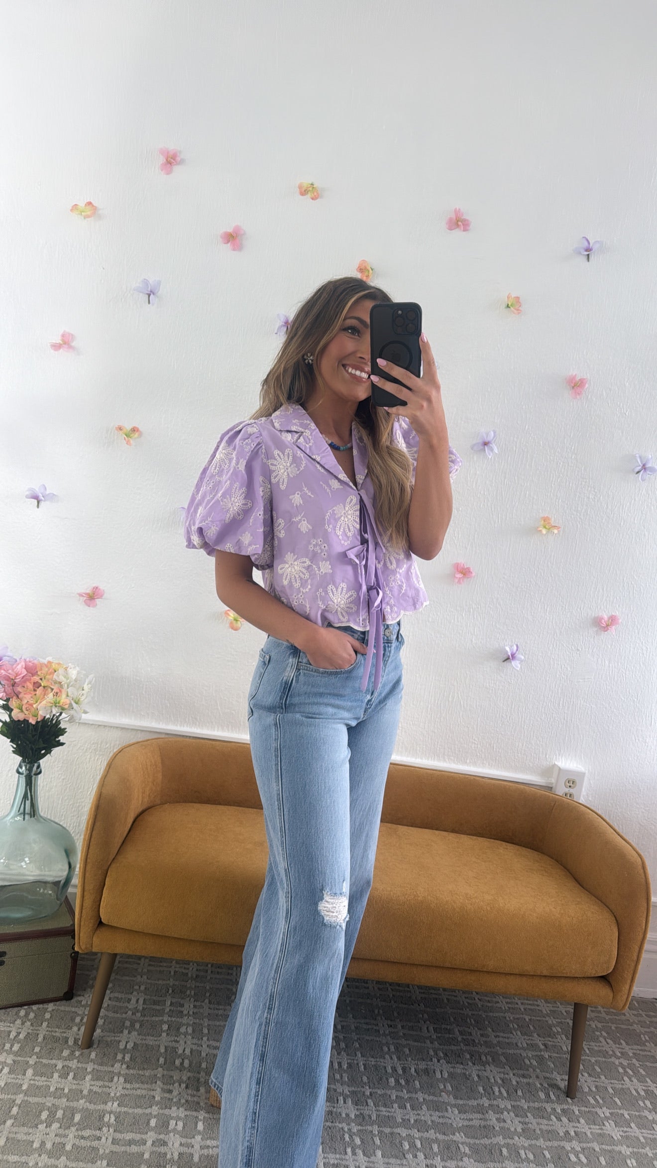 Knix High Rise Wide Leg Jean, VERVET