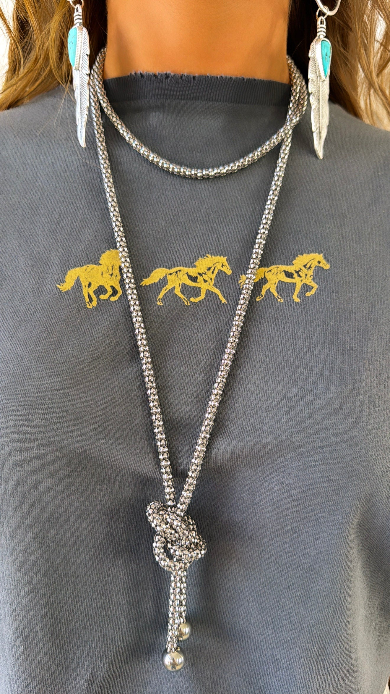 Alex Necklace, Silver