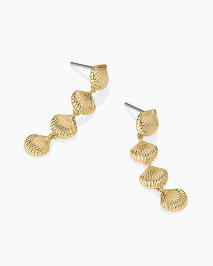 Scallop Mini Drop Earrings