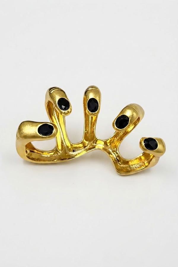 Rhinestone-studded Handheld Stress-relief Ring