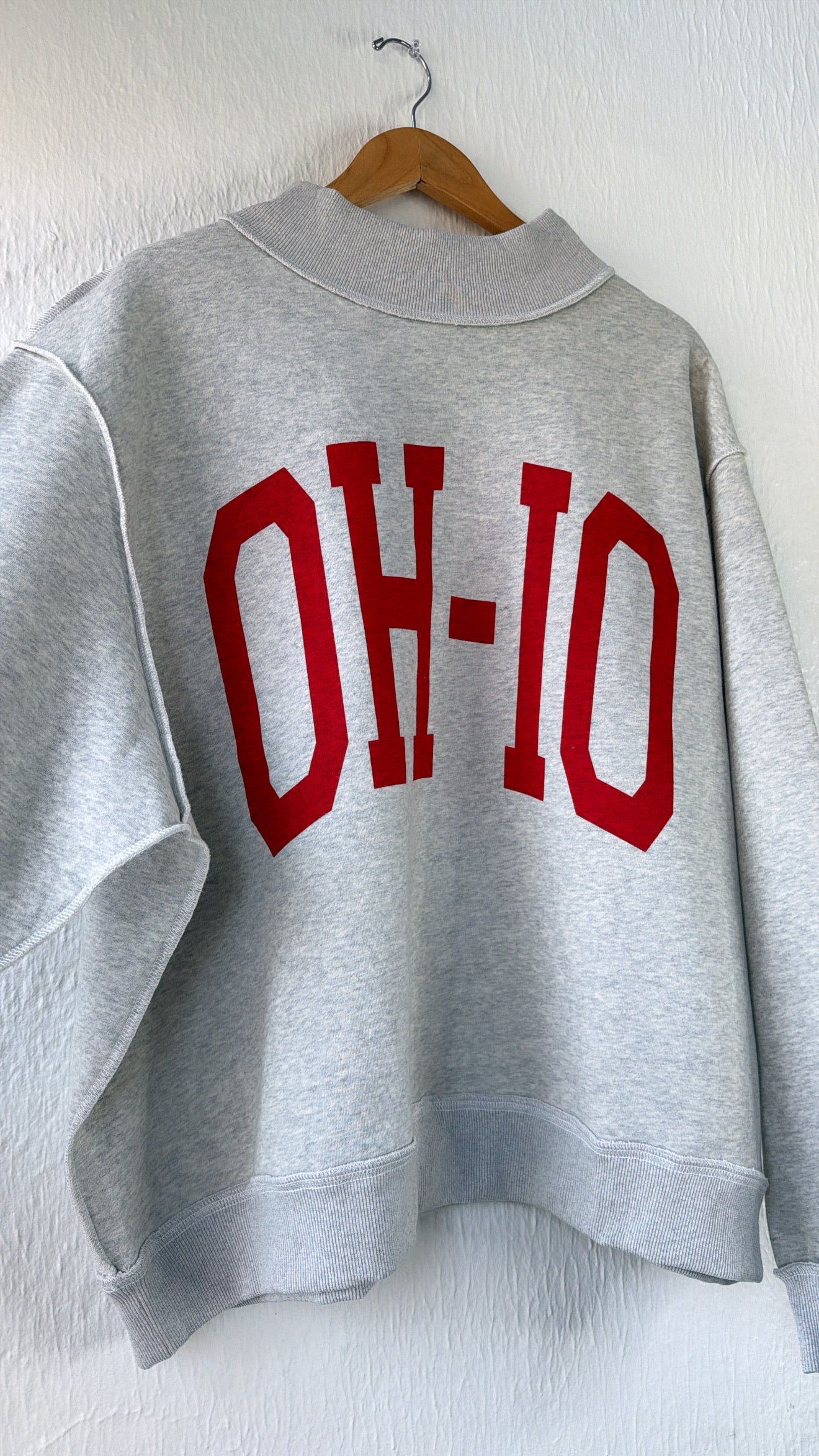 National Champs Crewneck, Heather Grey