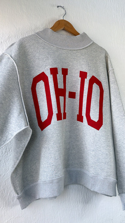 National Champs Crewneck, Heather Grey