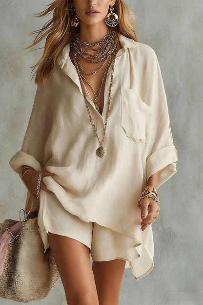 Amalfi Breeze Linen 2-Piece Set