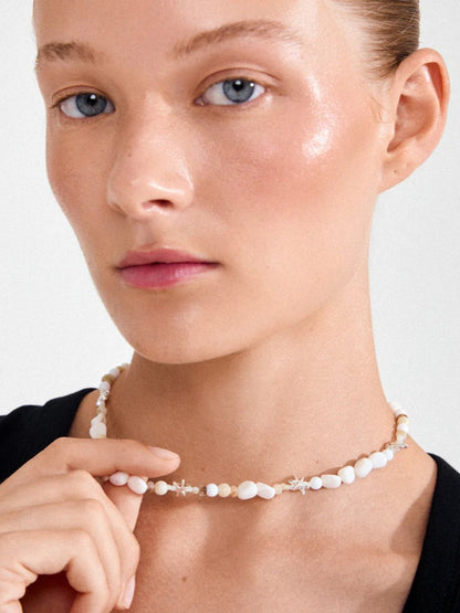 PILGRIM Prism Beaded Necklace