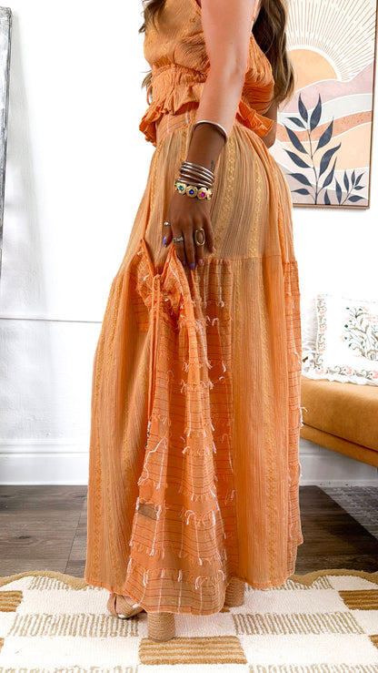 Meadow Light Two Piece Set, Coral
