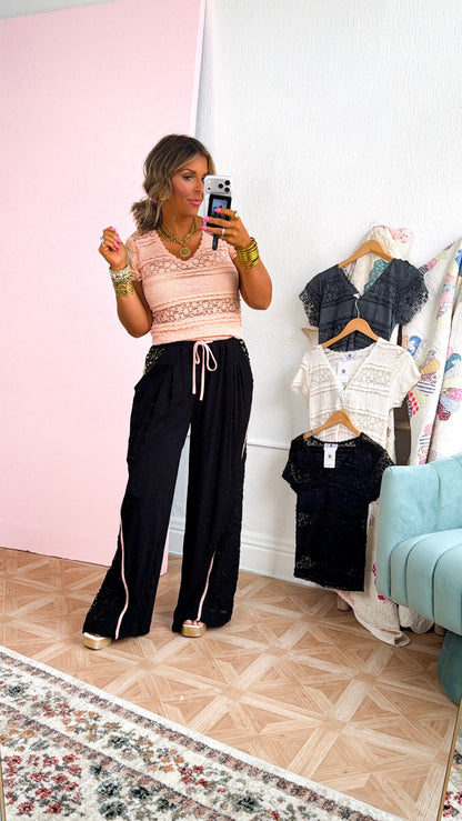 Evening Sol Relaxed Pant, Black