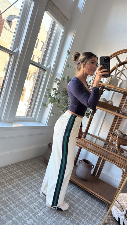 Day Dream Waffle Knit Pant, Cream