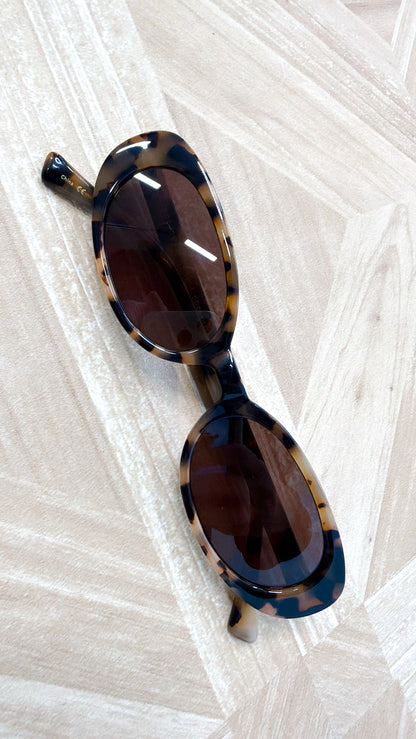 FREYRS: Mimi Acetate Oval Sunglasses