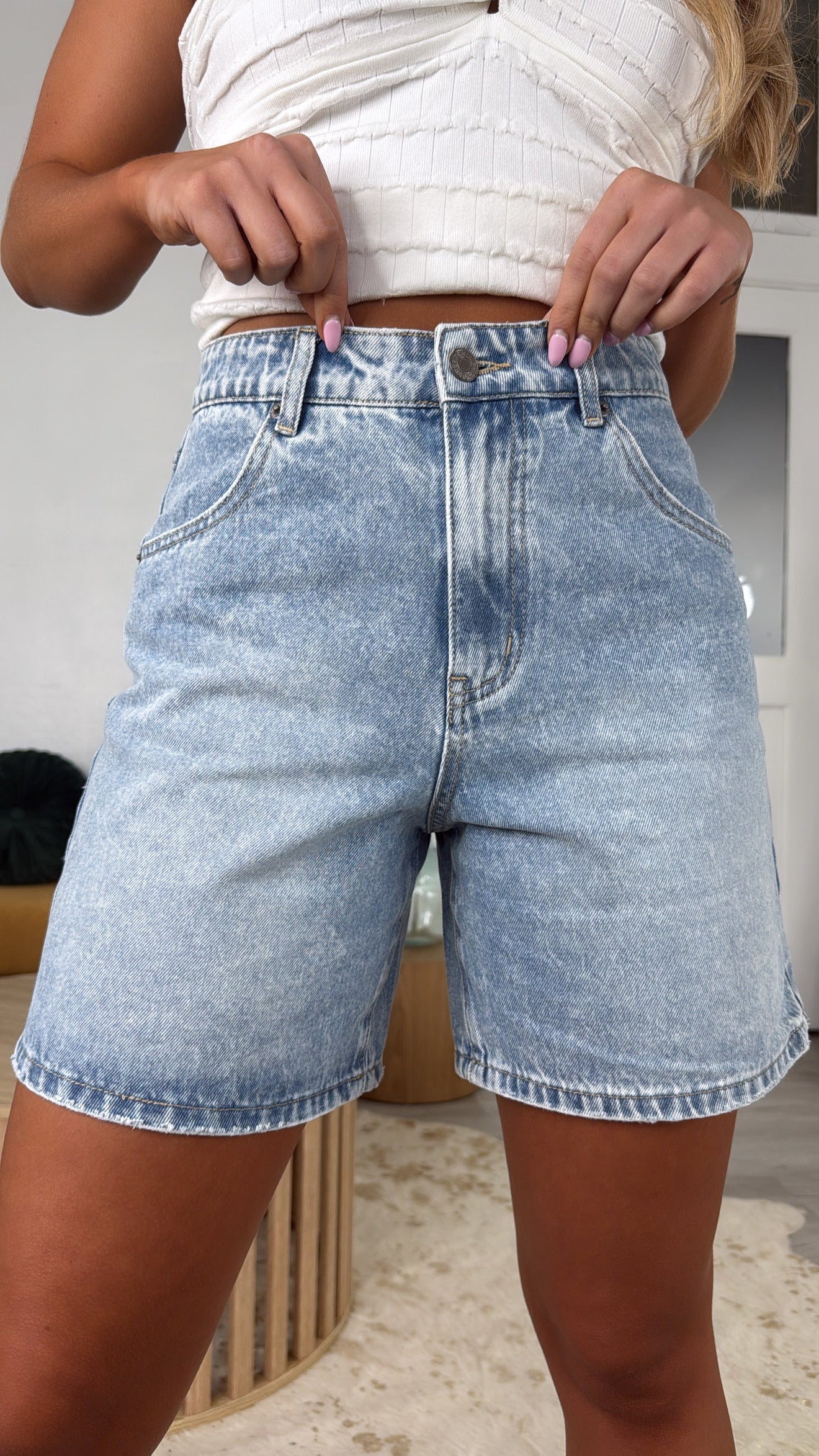 BY TOGETHER: Denim Jean Shorts