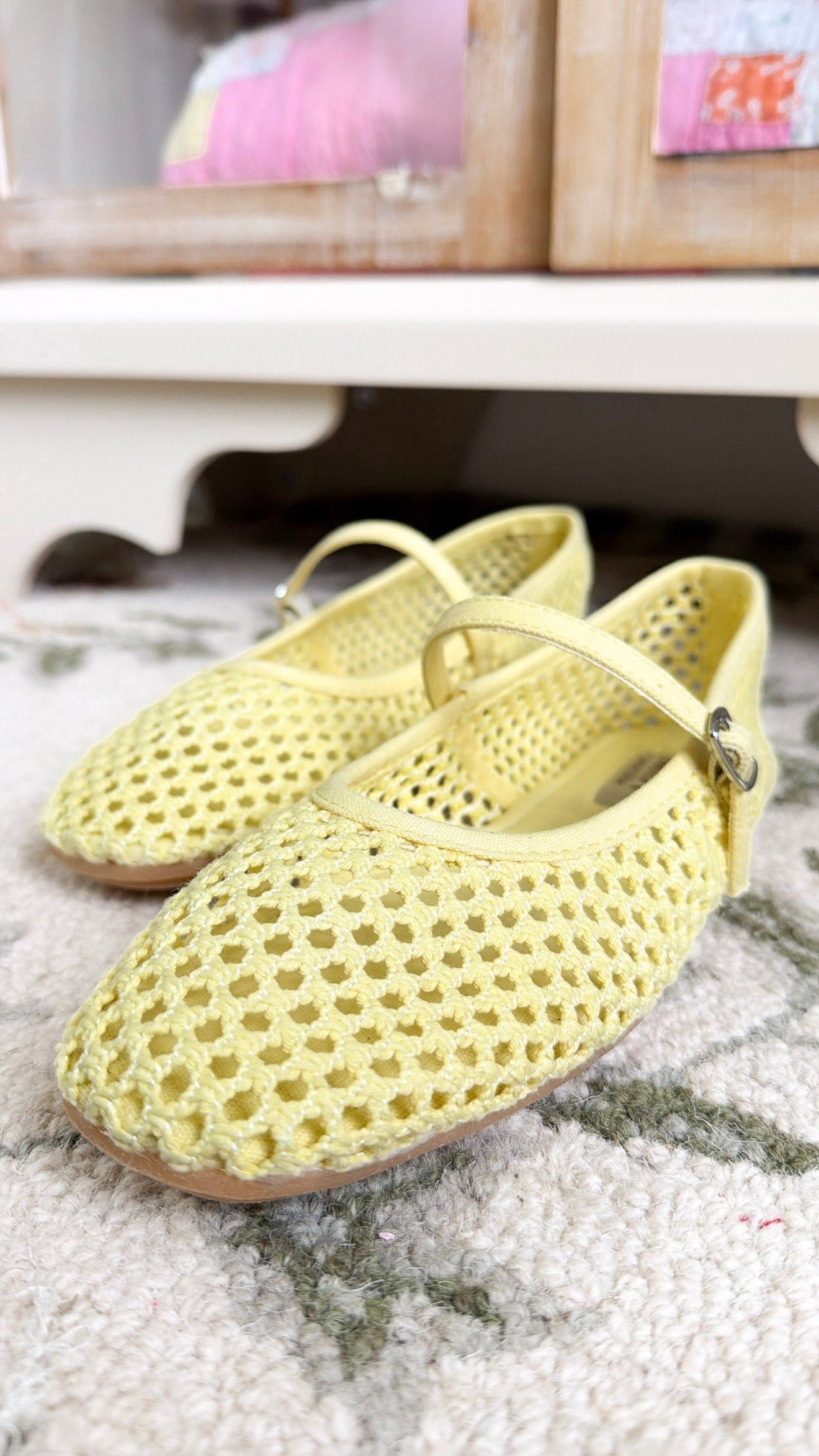 Dorothy Woven Ballet Flats, Yellow