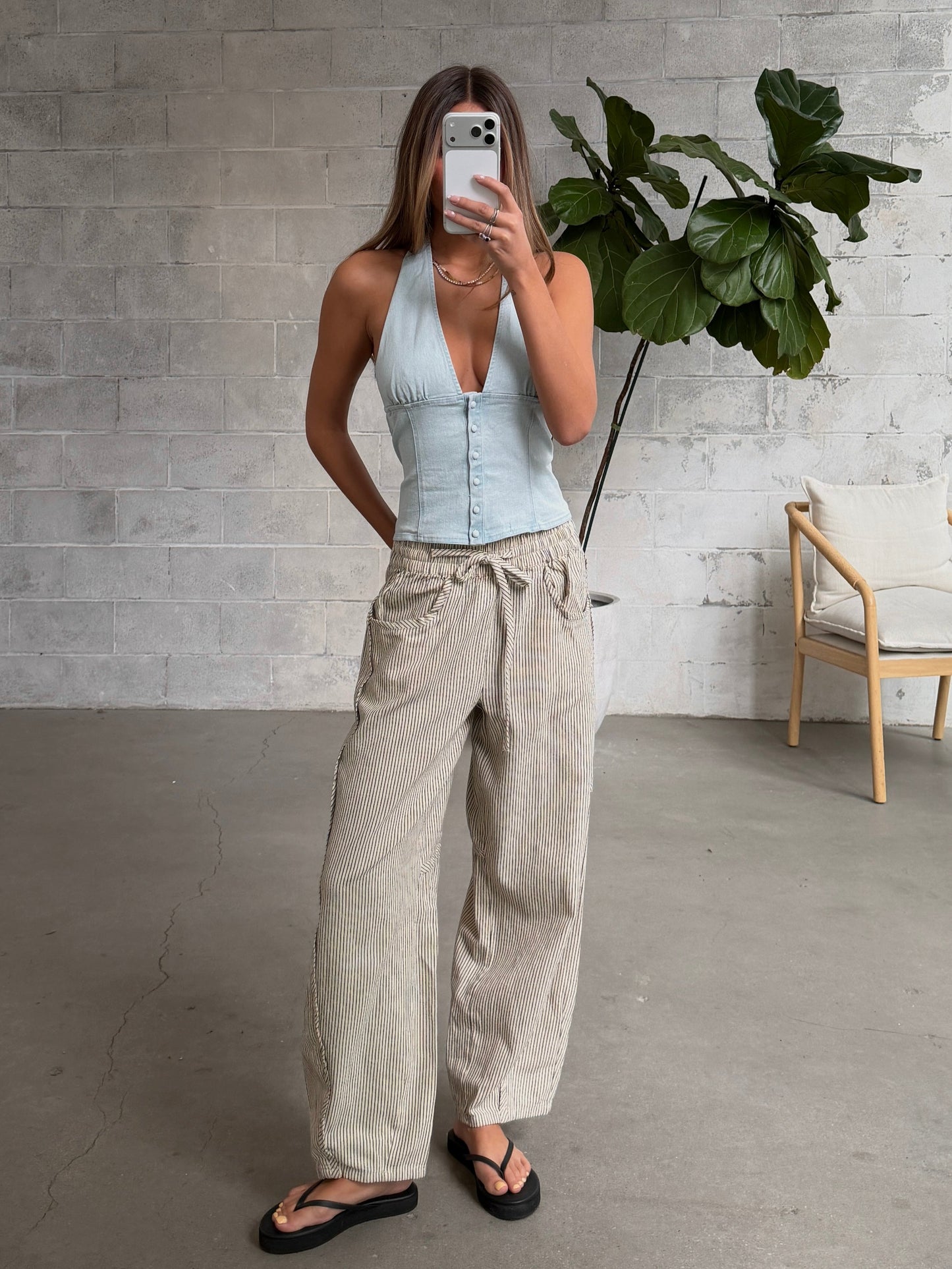 FREE PEOPLE Something Good Pull-On Barrel Pants