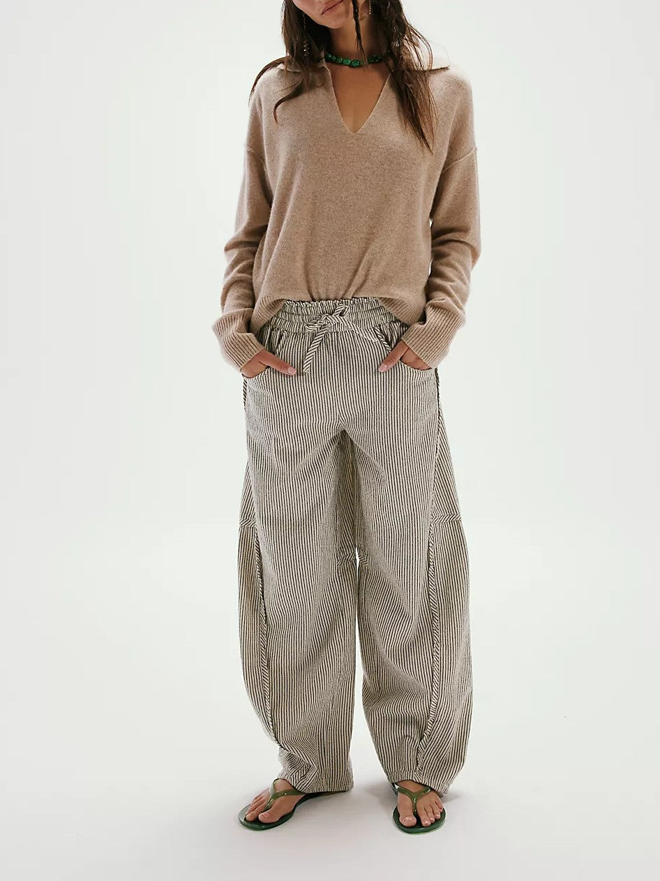 FREE PEOPLE Something Good Pull-On Barrel Pants