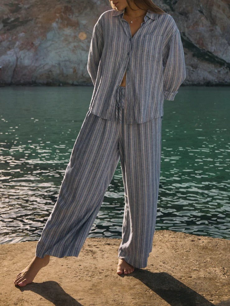 Z SUPPLY Perfect Striped Linen Pants