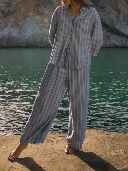 Z SUPPLY Perfect Striped Linen Pants