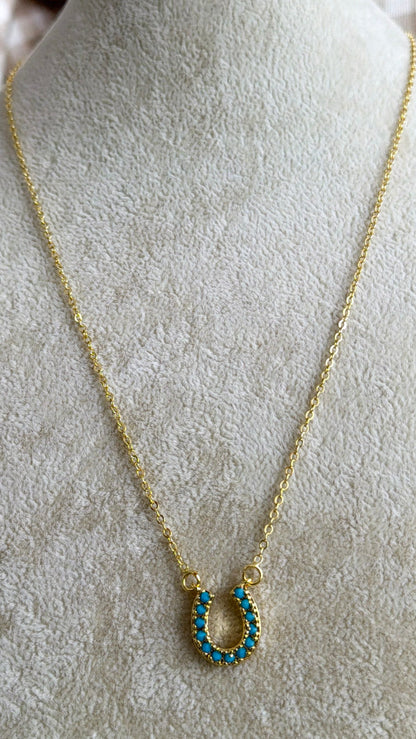 Lucky Charm Turquoise Necklace