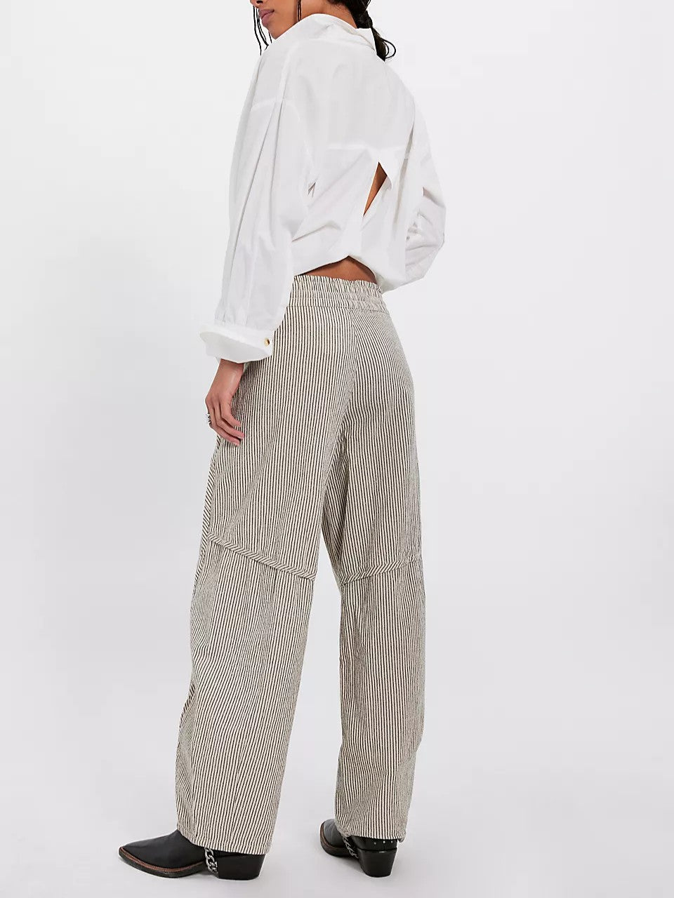 FREE PEOPLE Something Good Pull-On Barrel Pants