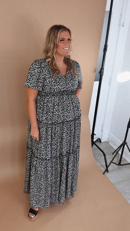 ECB Exclusive: Making Memories Maxi Dress, Black