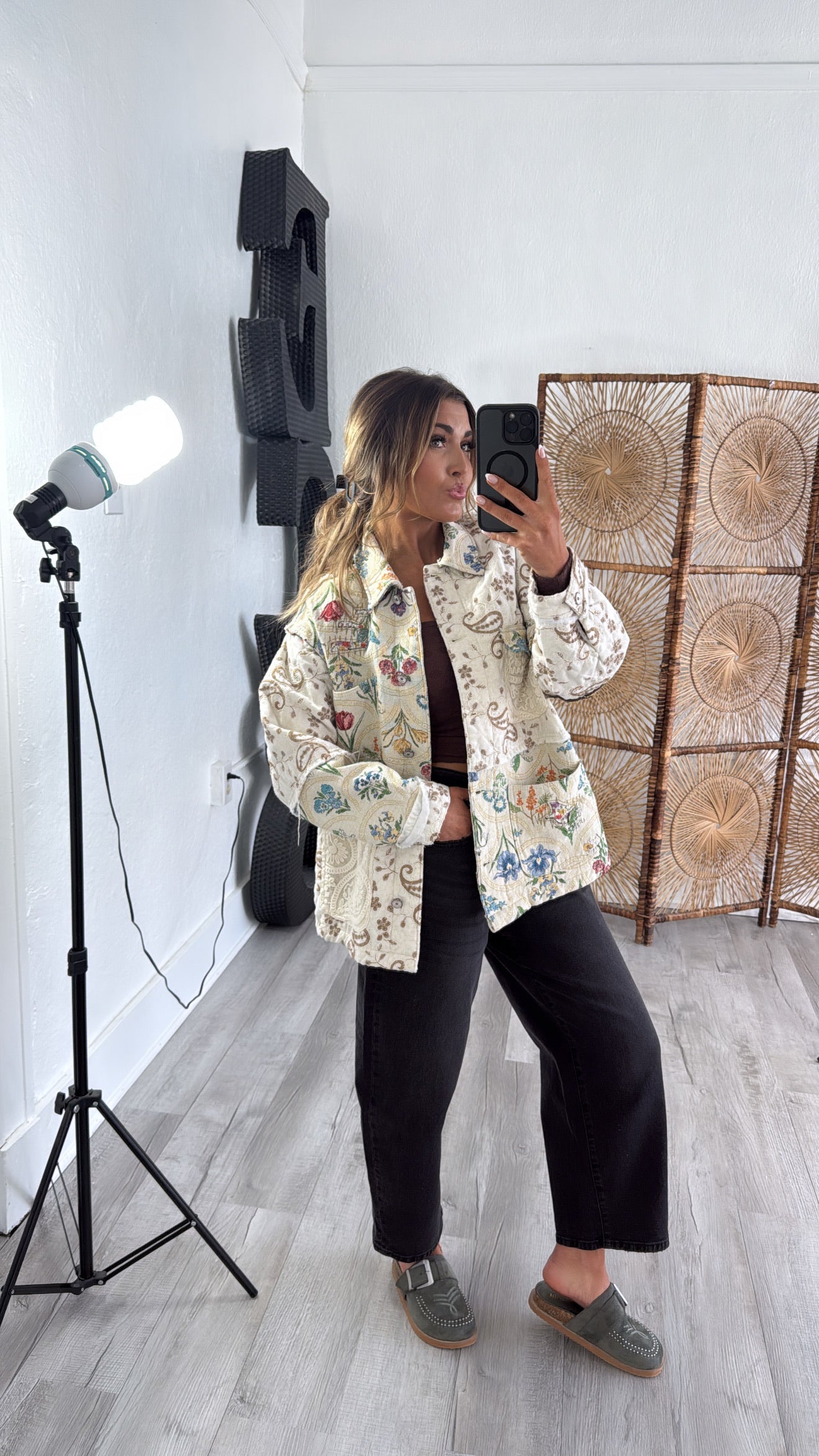 Luminous Threads Jacket, Natural Multi