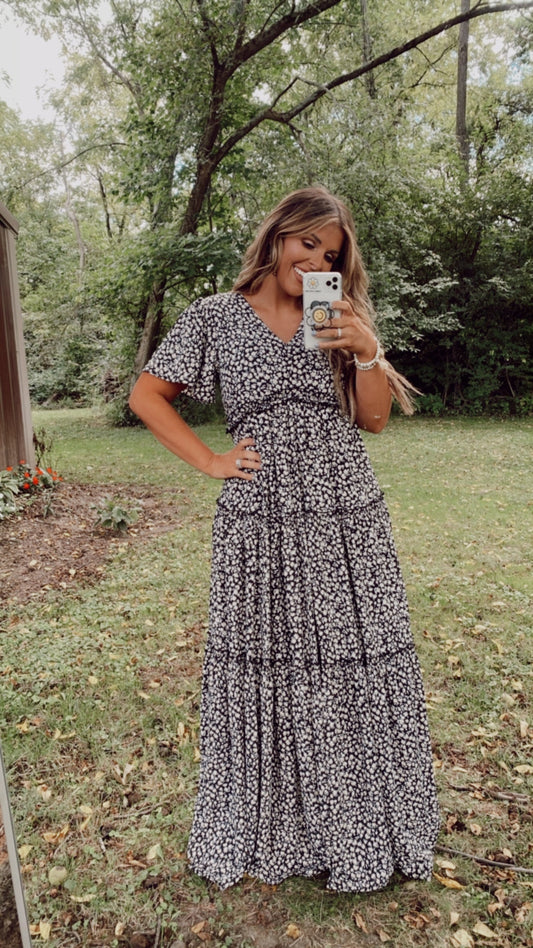 ECB Exclusive: Making Memories Maxi Dress, Black