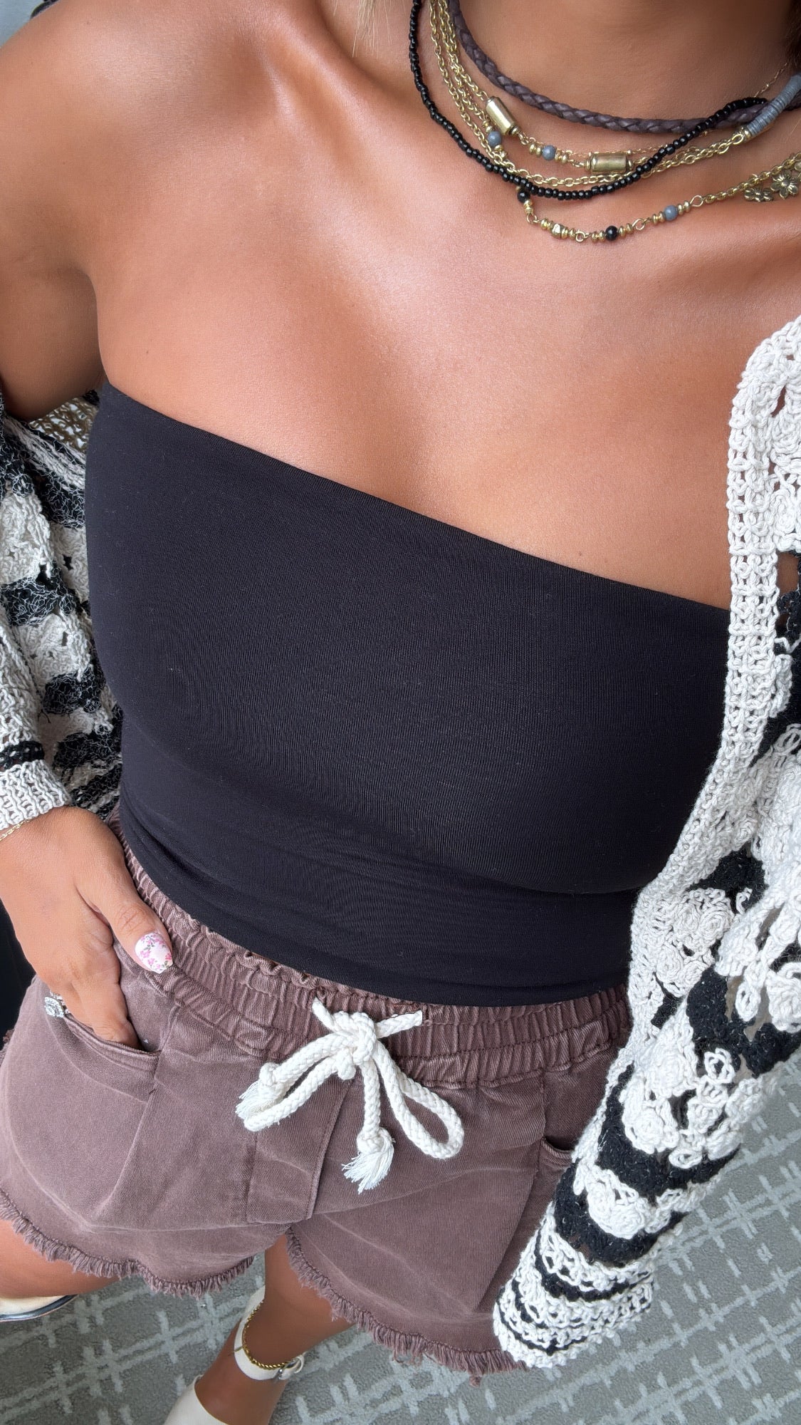 All Essential Tube Top, Black