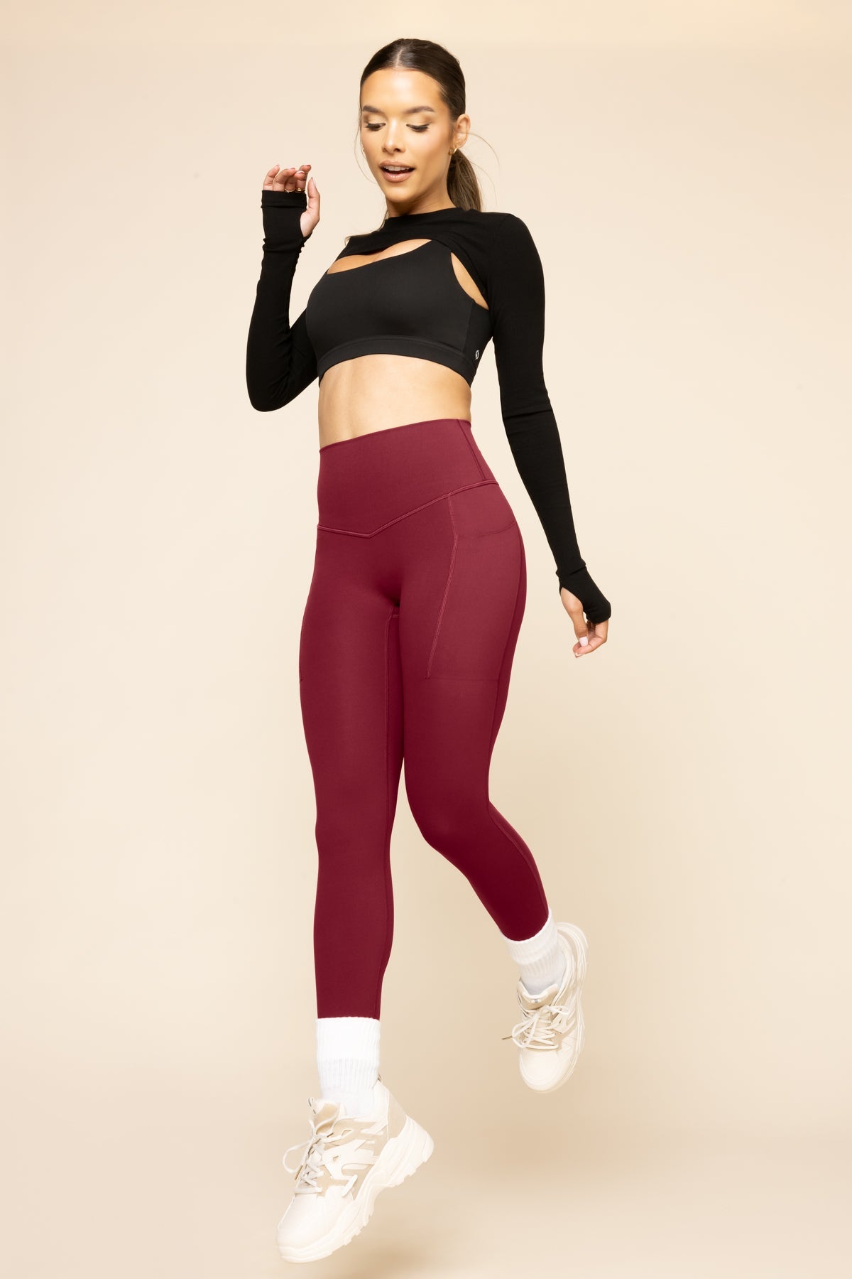 Supersculpt™ Legging with Pockets - Crimson