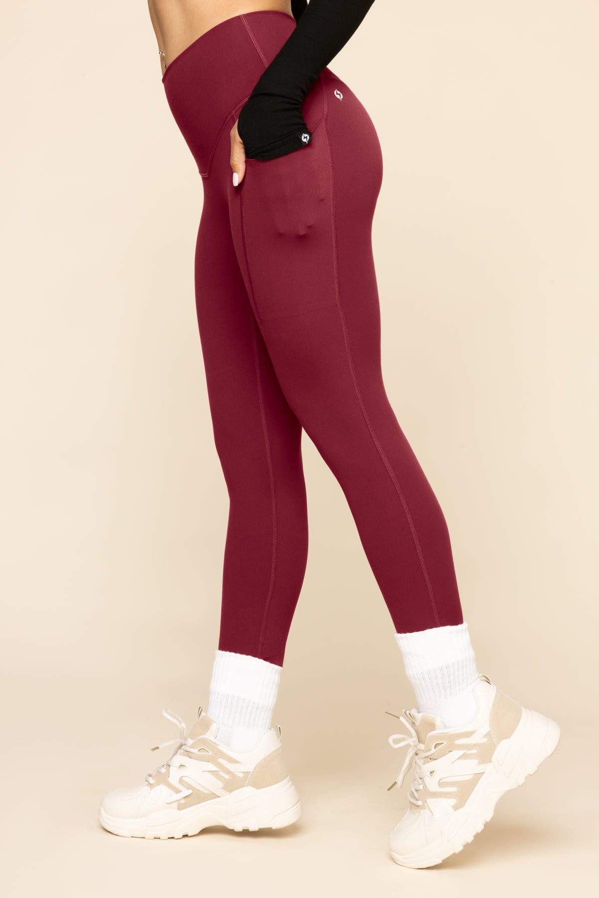 Supersculpt™ Legging with Pockets - Crimson