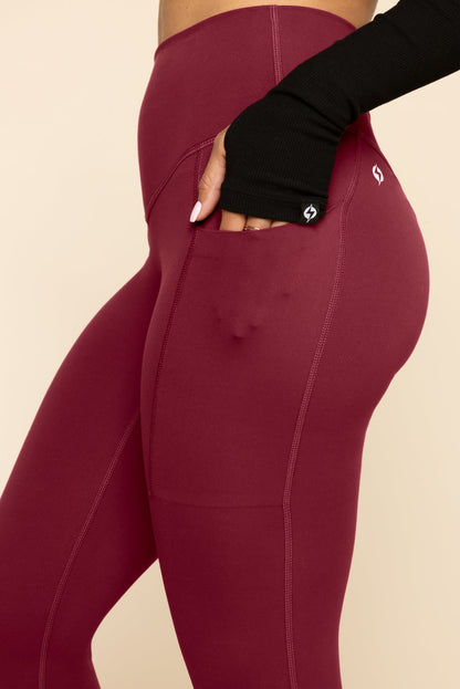 Supersculpt™ Legging with Pockets - Crimson
