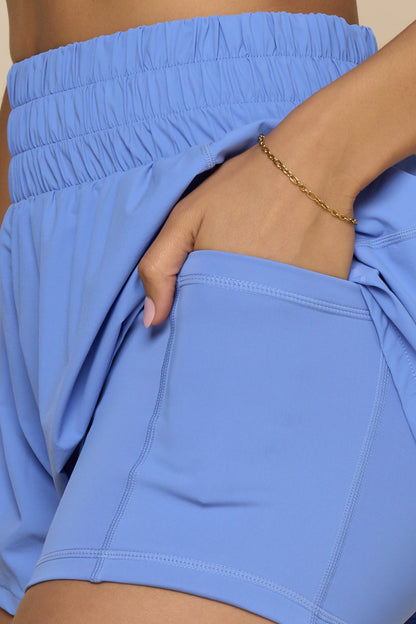 High Waisted Supershort™ - Nordic Blue