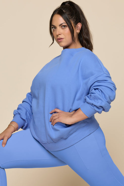 Cloud Crewneck Sweater - Nordic Blue