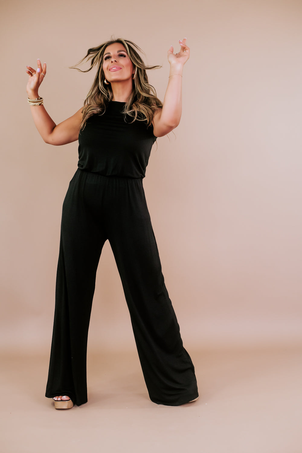 ECB Exclusive: Ready for Anything Jumpsuit, Black