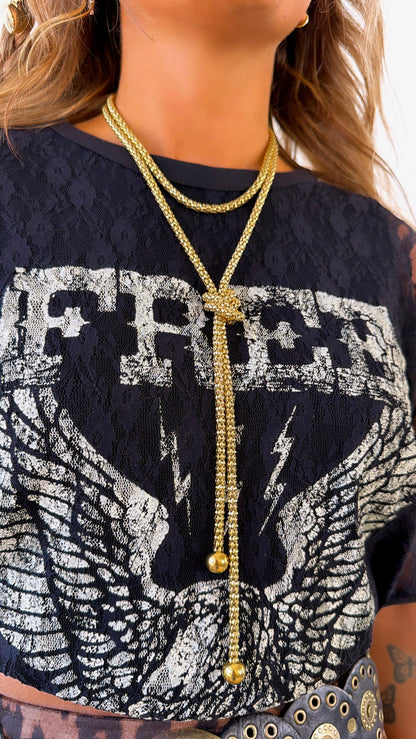 Alex Necklace, Gold