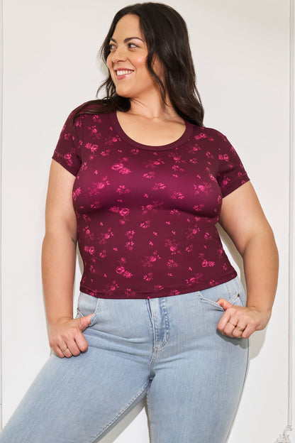 Call Me Baby Tee (Cropped) - Fleur d'amour