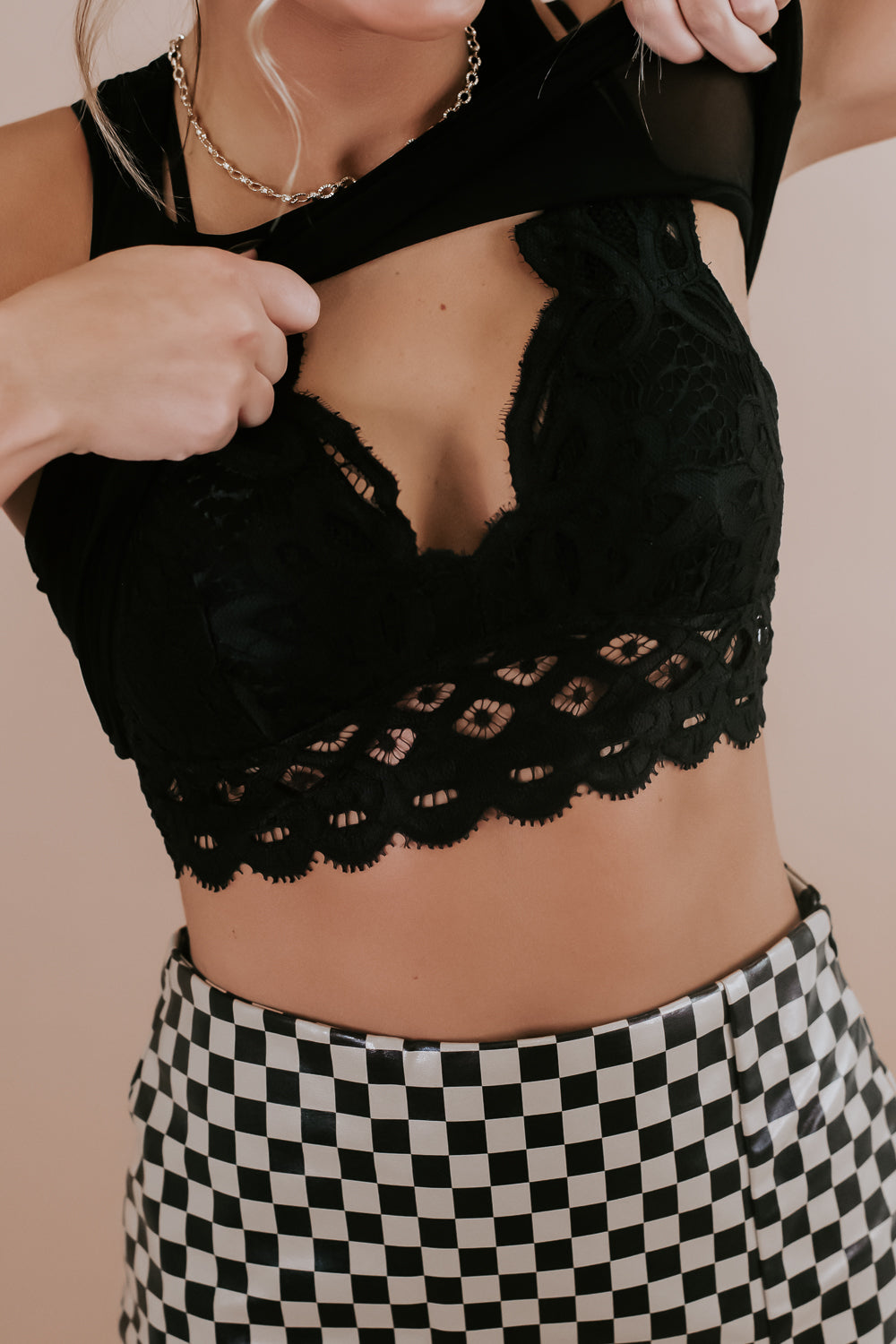Opening Day Bralette, Black