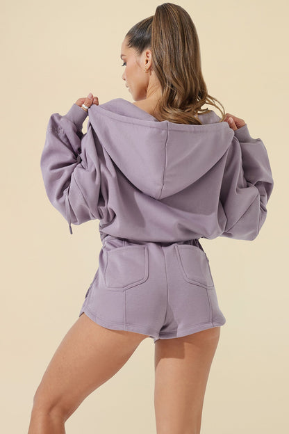 Cloud Romper - Dusty Mauve